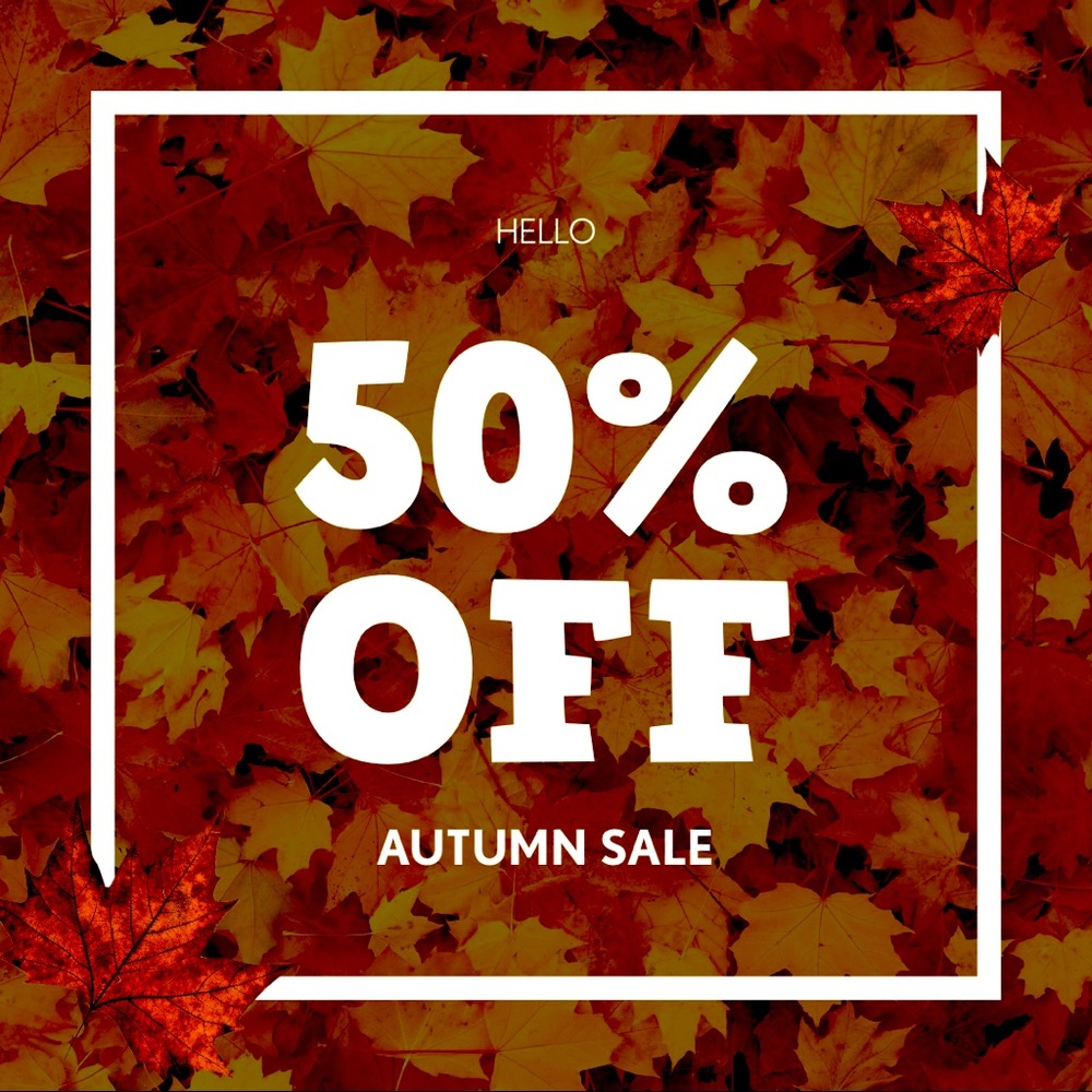 Everything 50% only this week! Make me an offer!